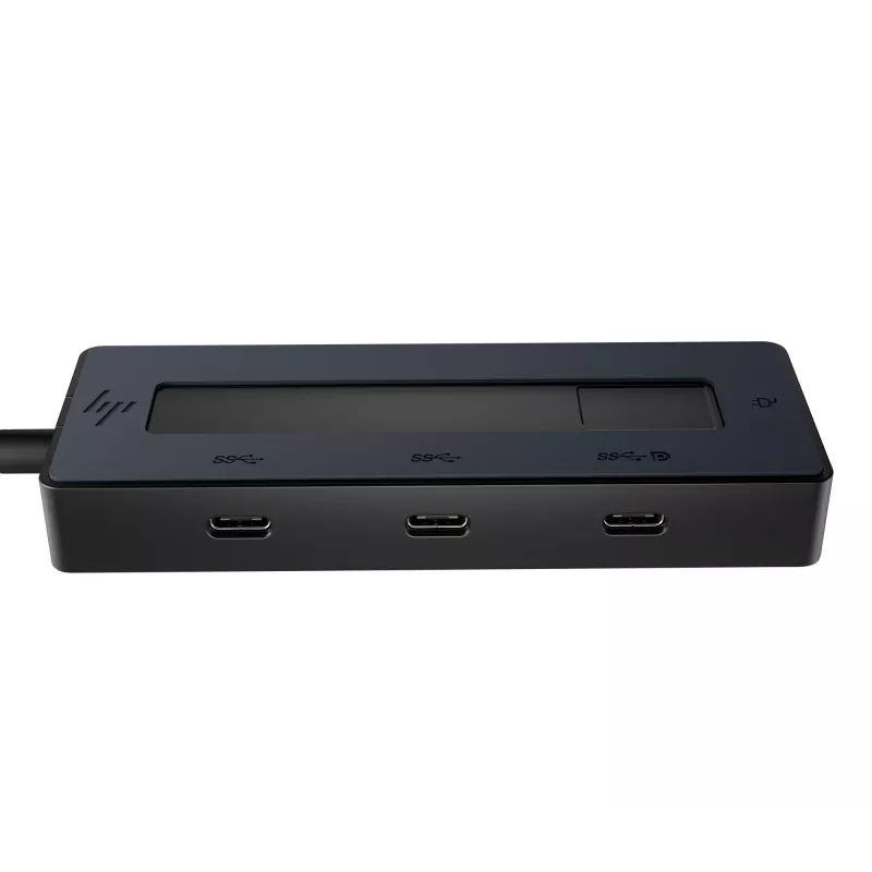 HP 4K USB-C Multiport Hub, USB Type-C, USB Type-C, 10000 Mbit/s, 3840 x 2160, Juoda, 65 W