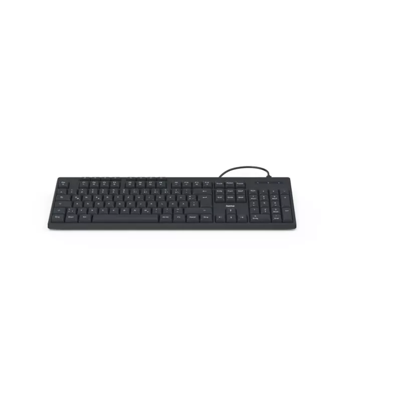 Hama CK-200 klaviatūra Namai/Biuras USB QWERTZ Vokiška Juoda