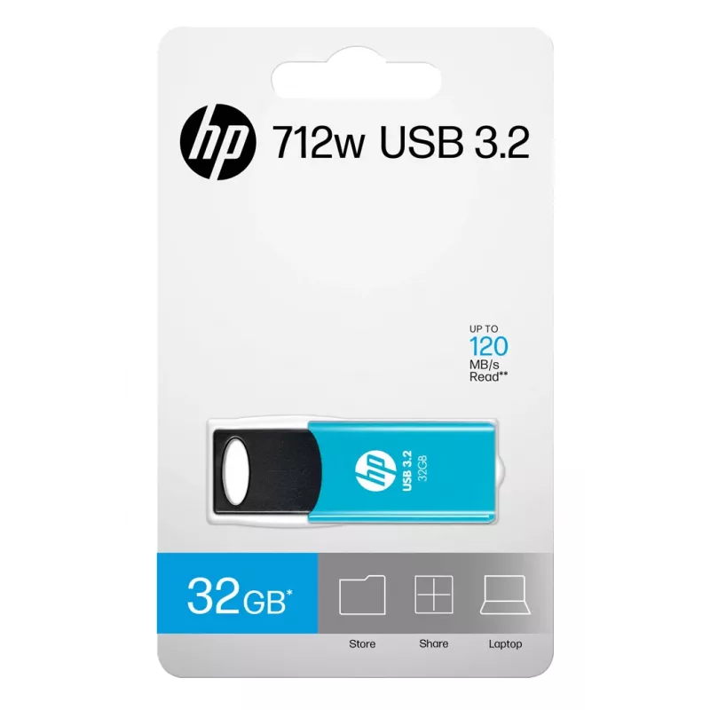 HP 712w USB atmintinė 32 GB USB-A 3.2 Gen 1 mėlyna