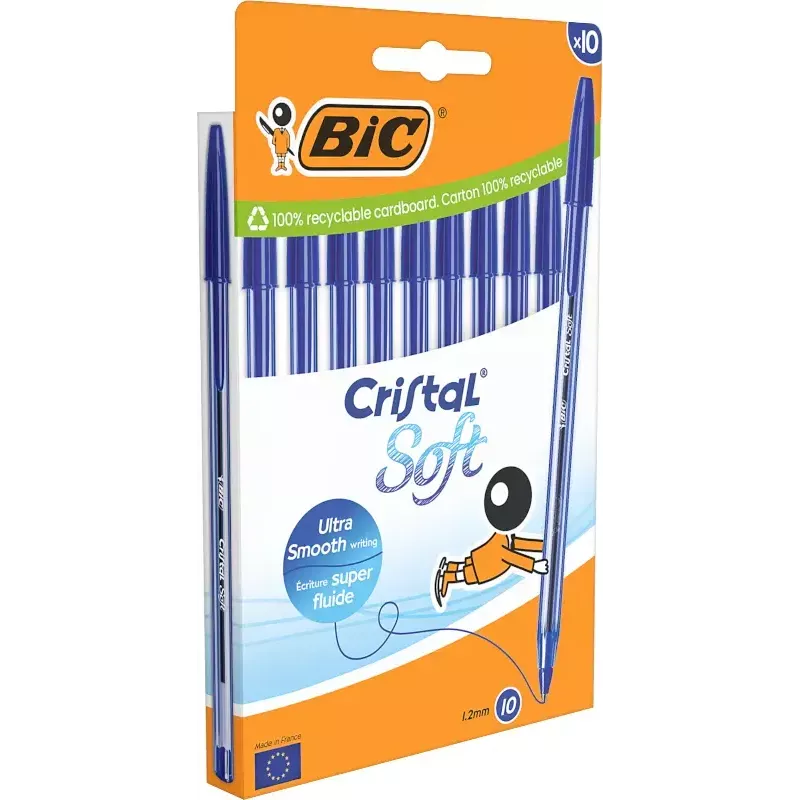 Tušinukas BIC 516357 mėlynas permatomas 10 vnt.