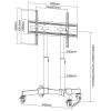 Manhattan žemo profilio mobilus stovas televizoriui ir monitoriui, 37–65 col., VESA 200x200–600x400 mm, 40 kg, 45° pakreipimas