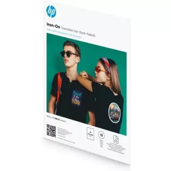 HP Iron-On Perkėlimo lapai tamsiam audiniui A4 (210 x 297 mm) 10 lapų