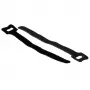 ACT Hook & Loop kabelio raištis 12/125 mm, juodas, 20 vnt.
