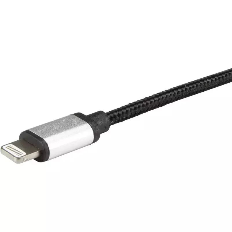 Lightning laidas Renkforce RF-4683966 3m juodas sidabrinis