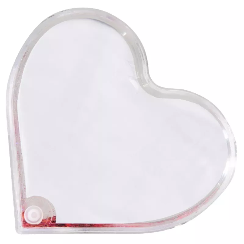 Širdies formos nuotraukų rėmelis Hama Heart, raudonas, permatomas