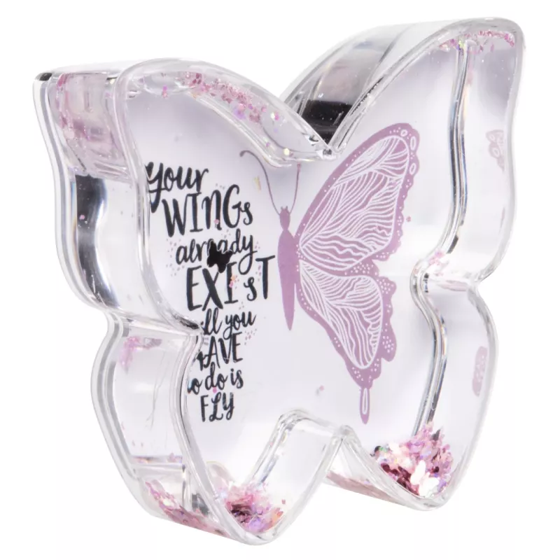 Hama Butterfly Single nuotraukų rėmelis Rožinis, Peršviečiamas