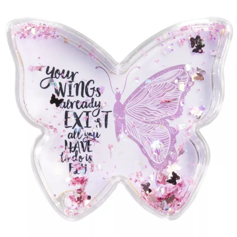 Hama Butterfly Single nuotraukų rėmelis Rožinis, Peršviečiamas