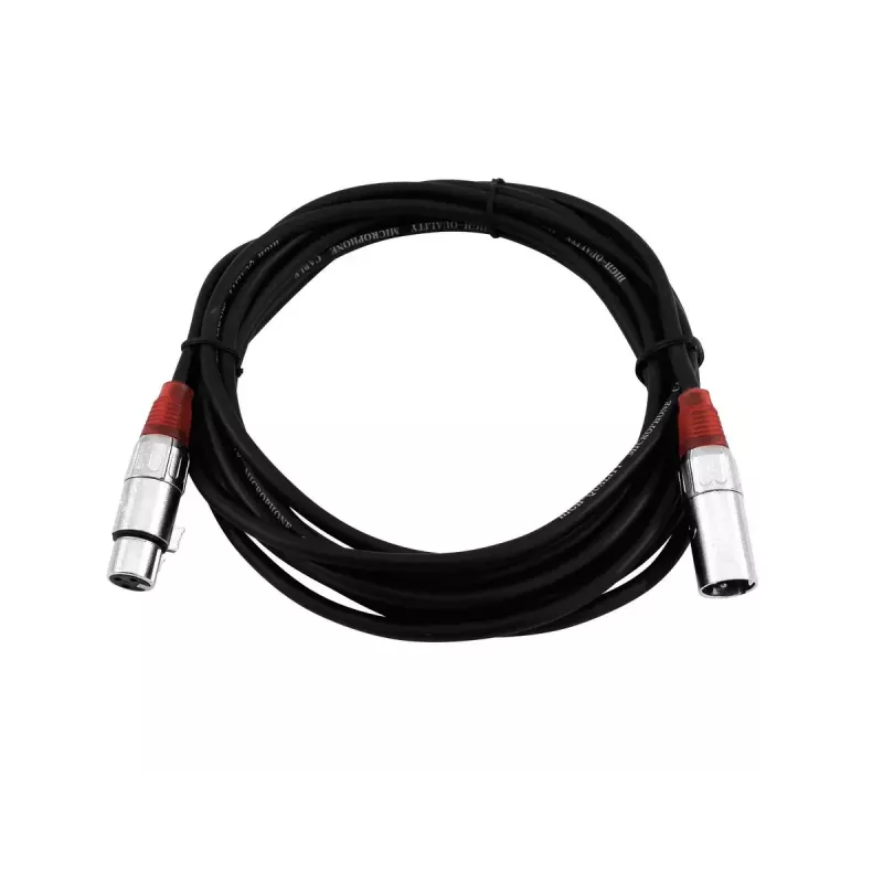 Audio kabelis XLR 3-pin Omnitronic 3022050R 5m juodas
