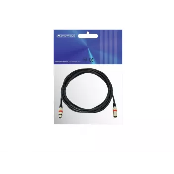 Audio kabelis XLR 3 kontaktų Omnitronic 3022052R 7,5 m Juodas