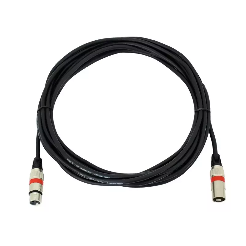 Audio kabelis XLR 3 kontaktų Omnitronic 3022052R 7,5 m Juodas
