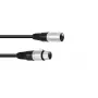 Audio kabelis Omnitronic 30220761 0,5 m XLR 5-pin juodas
