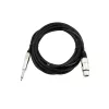 Audio kabelis Omnitronic 30225170 5m XLR 3-pin 6,35mm Juodas