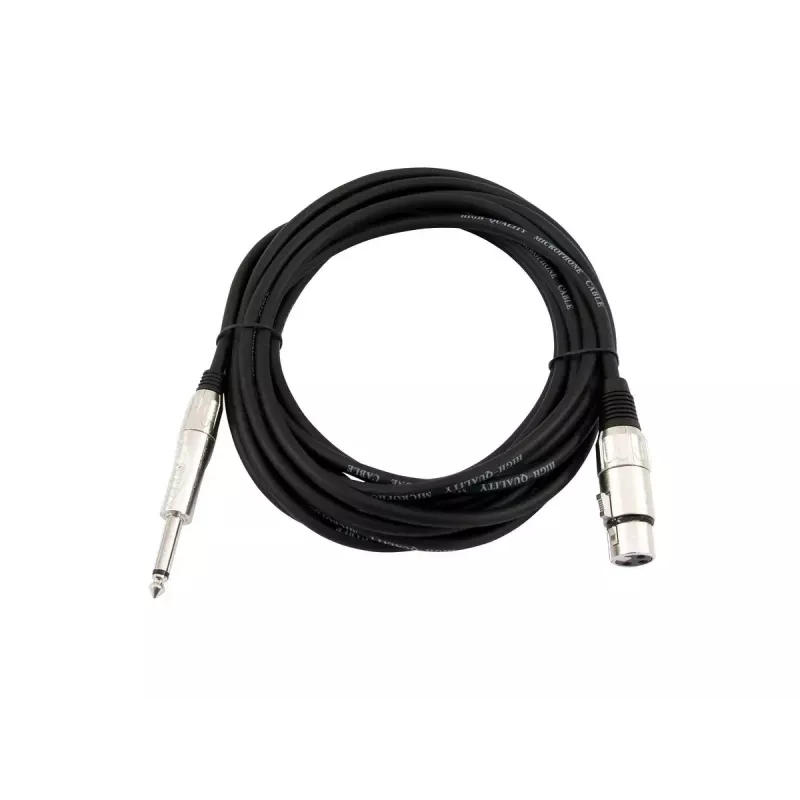 Audio kabelis Omnitronic 30225170 5m XLR 3-pin 6,35mm Juodas