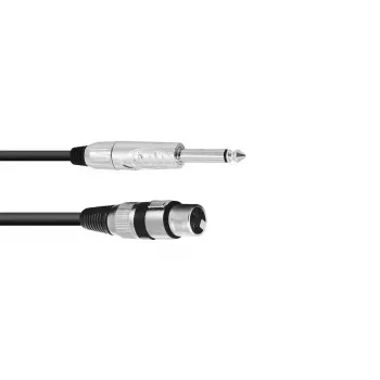 Audio kabelis Omnitronic 30225170 5m XLR 3-pin 6,35mm Juodas