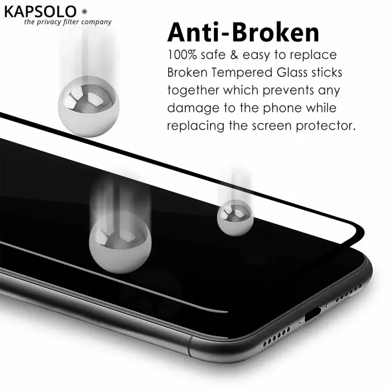 Grūdintas stiklas KAPSOLO iPhone X
