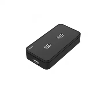 USB šakotuvas HAMA 00200123 — 7 prievadų USB 2.0 šakotuvas, 480 Mbit/s, juodas, 1,1 m kabelis