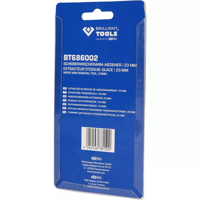 Brilliant Tools BT686002 – ištraukiklis valytuvų šluotelių svirtims, 23 mm