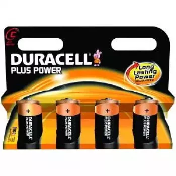 Duracell MN1400B4 C tipo šarminė baterija, 1,5 V, 4 vnt. pakuotė