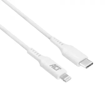 ACT USB 2.0 įkrovimo ir duomenų laidas USB-C (vyriškas) – Lightning (vyriškas) 1 m, MFi sertifikuotas