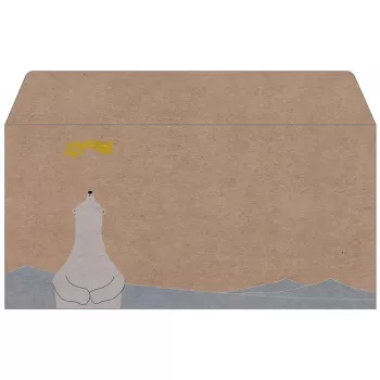 Vokai Sigel DU260 DL 110 x 220 mm smėlio, balti, geltoni 25 vnt.