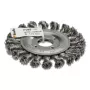 Šepečio ratas vielinis KWB 719536 11,5 cm, kotelio skersmuo 2,2 cm