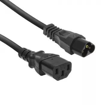 Maitinimo laidas ACT C6 - C13 juodas 0,2 m 250V 2,5A