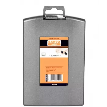 Gręžtų rinkinys Bahco 4515-SET-19, pakuotės svoris 600 g