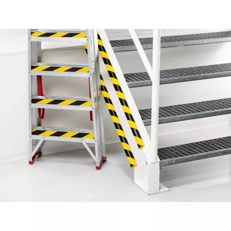 Kampo apsauga Durable 1126130 apvali poliuretaninė juoda geltona 1000 mm