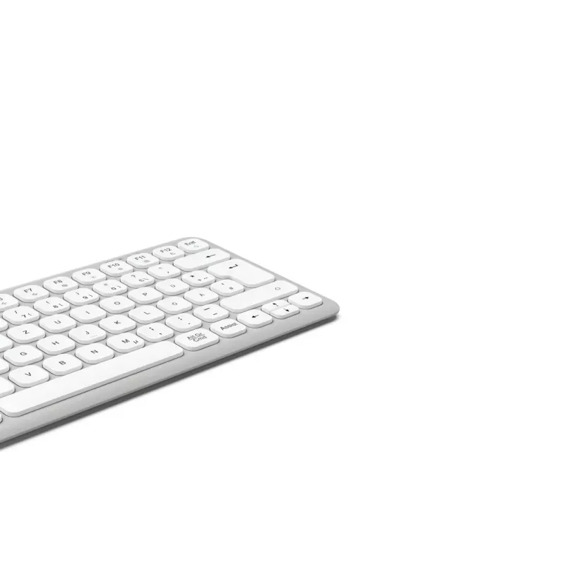 Hama WK-500 belaidė klaviatūra Home/Office RF Wireless + Bluetooth QWERTZ vokiška pilka, balta