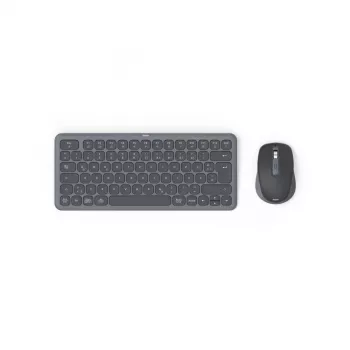 Hama WKM-500 belaidė klaviatūra ir pelė RF + Bluetooth QWERTZ juoda