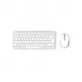 Hama WKM-500 belaidė klaviatūra su pele, USB + RF + Bluetooth, QWERTZ, pilka/balta