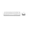 Hama WKM-500 belaidė klaviatūra su pele, USB + RF + Bluetooth, QWERTZ, pilka/balta