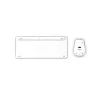 Hama WKM-500 belaidė klaviatūra su pele, USB + RF + Bluetooth, QWERTZ, pilka/balta