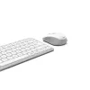 Hama WKM-500 belaidė klaviatūra su pele, USB + RF + Bluetooth, QWERTZ, pilka/balta