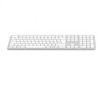Hama WK-550 klaviatūra Namai/Biuras RF belaidė + Bluetooth QWERTZ vokiška Pilka, Balta