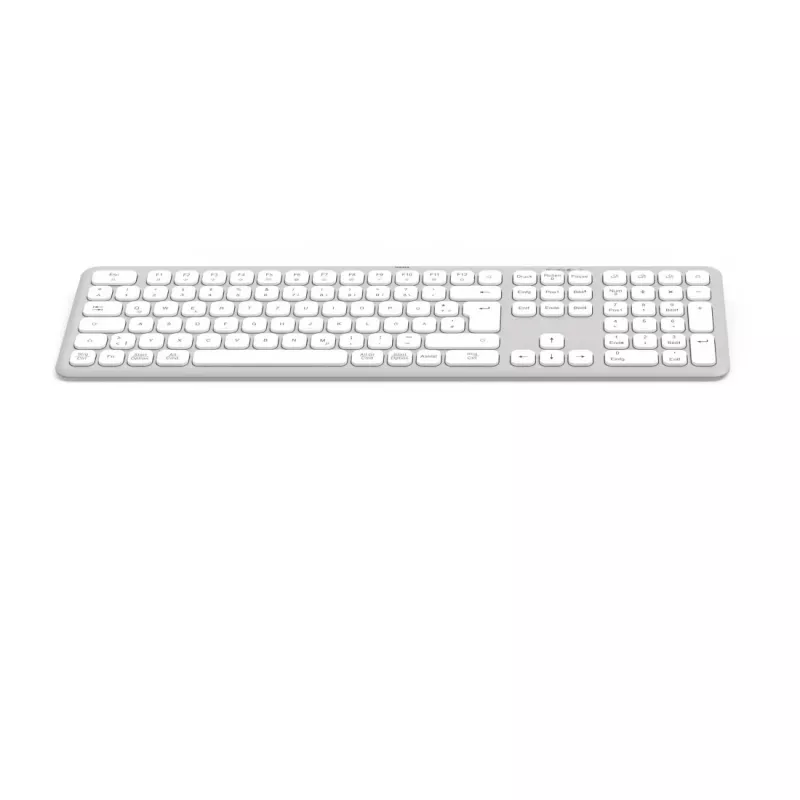 Hama WK-550 klaviatūra Namai/Biuras RF belaidė + Bluetooth QWERTZ vokiška Pilka, Balta