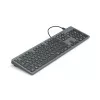 Hama CK-400 klaviatūra Namai/Biuras USB QWERTZ vokiška Juoda, Tamsiai Pilka