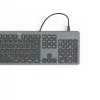 Hama CK-400 klaviatūra Namai/Biuras USB QWERTZ vokiška Juoda, Tamsiai Pilka