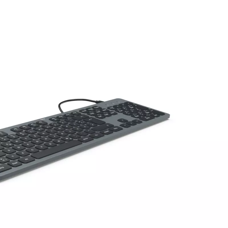 Hama CK-400 klaviatūra Namai/Biuras USB QWERTZ vokiška Juoda, Tamsiai Pilka
