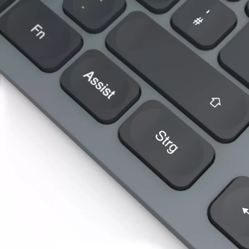 Hama CK-400 klaviatūra Namai/Biuras USB QWERTZ vokiška Juoda, Tamsiai Pilka