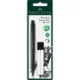 Trintukas Faber-Castell Precision Pen Eraser plastikinis juodas, 1 vnt.