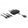 Adapterinis kabelis DeLOCK 85830 HDMI Type A HDMI Mini DisplayPort USB Type-C juodas