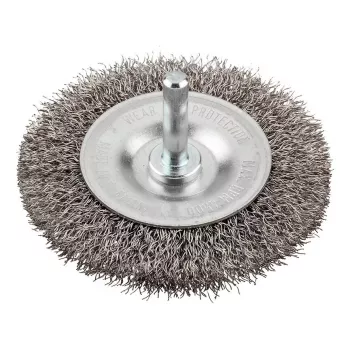 Šepečio vielinis ratas KWB 607330 7,5 cm, kotelio skersmuo 6 mm