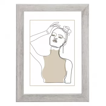 Hama Copenhagen Single Picture Frame Taupe – nuotraukų rėmelis