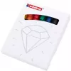 Permanentiniai žymekliai Edding Colourful Flipchart Kit įvairių spalvų 7 vnt.