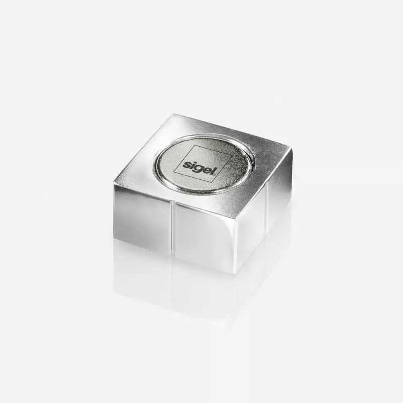 Sigel BA705 neodimio magnetas kvadratinis sidabrinis 20x20x10 mm (4 vnt.)