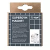 Sigel BA705 neodimio magnetas kvadratinis sidabrinis 20x20x10 mm (4 vnt.)