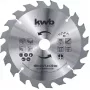 Pjūklo diskas KWB 586159 18,4 cm laminatui, MDF, plastikui