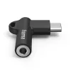 Hama 00201701 lizdo keitiklis USB-C į 3.5mm, juodas