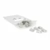 ACT CAT6A praeinamas ekranuotas RJ45 modulinis jungtis, auksiniai kontaktai, sidabrinis permatomas